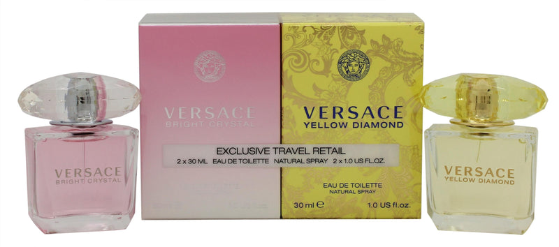Versace Presentset 30ml Yellow Diamond EDT + 30ml Bright Crystal EDT