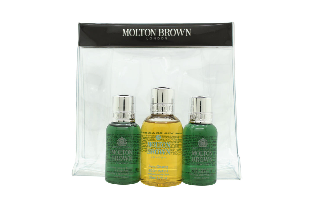 Molton Brown Presentset 50ml Suma Ginseng Kroppstvål + 2 x 30ml Fabled Juniper Berries & Lapp Pine Kroppstvål