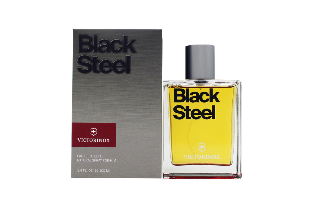 Swiss Army Black Steel Eau de Toilette 100ml Sprej