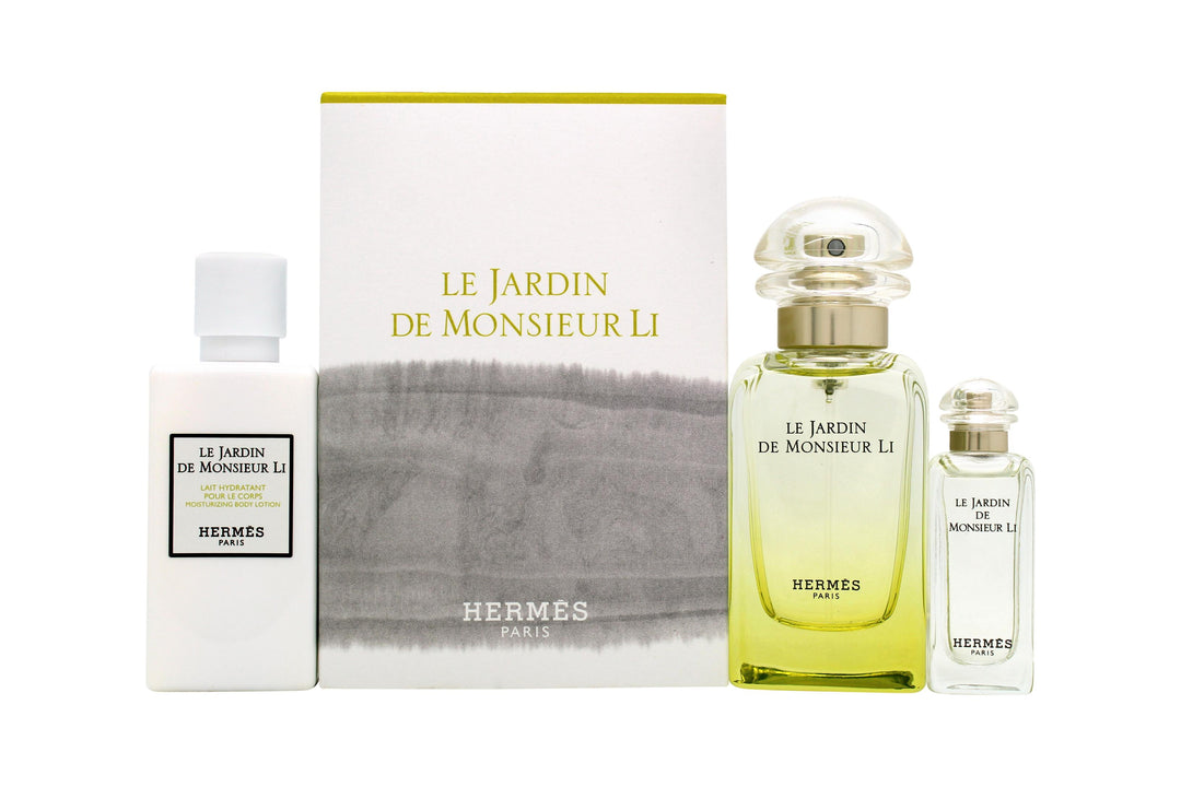 Hermès Le Jardin de Monsieur Li Gift Set 50ml EDT + 7.5ml EDT Mini + 40ml Body Lotion