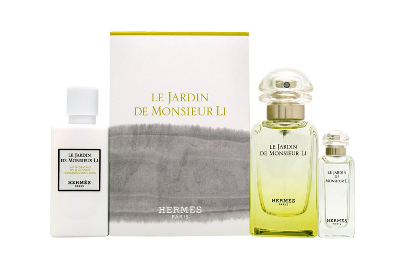 Hermès Le Jardin de Monsieur Li Gift Set 50ml EDT + 7.5ml EDT Mini + 40ml Body Lotion