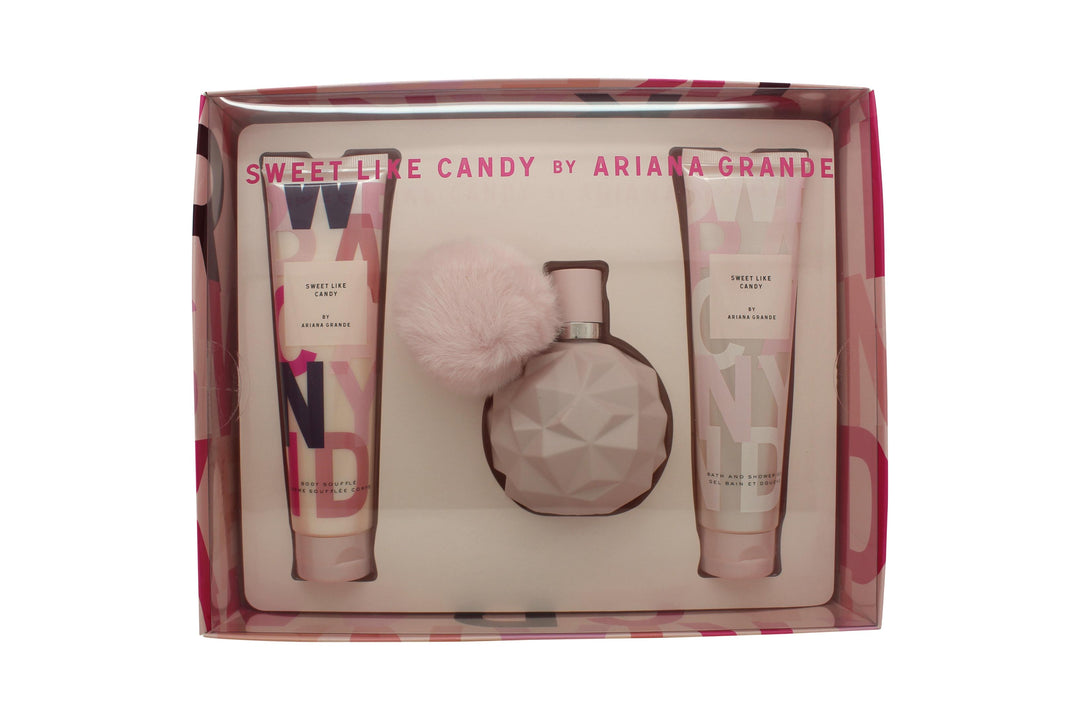 Ariana Grande Sweet Like Candy Presentset 100ml EDP + 100ml Shower Gel + 100ml Body Lotion