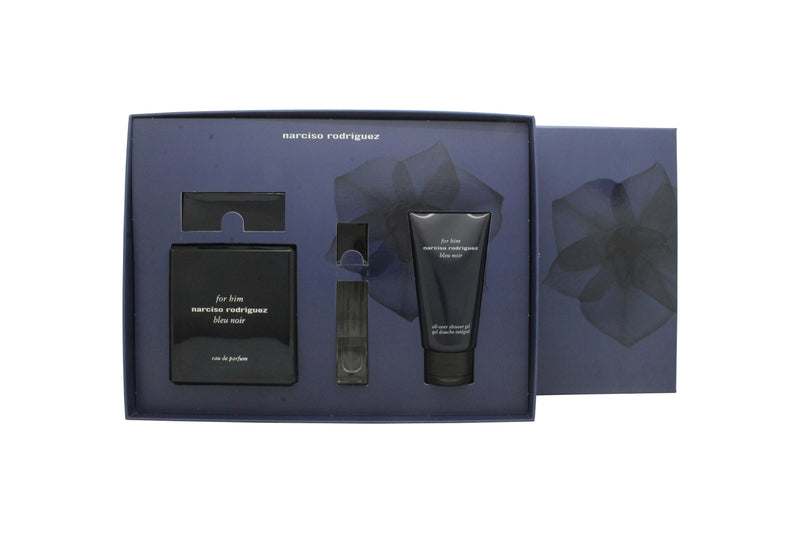 Narciso Rodriguez Bleu Noir Gift Set 100ml EDP + 10ml EDP + 50ml Shower Gel