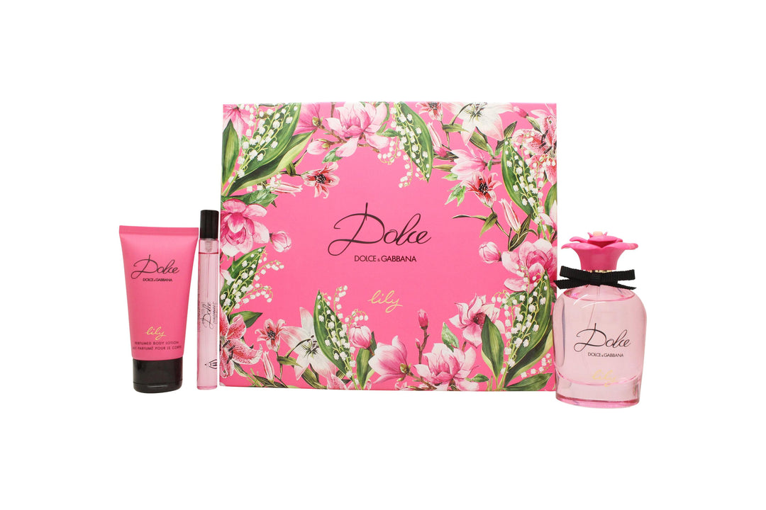 Dolce & Gabbana Dolce Lily Presentset 75ml EDT + 10ml EDT + 50ml Body Lotion