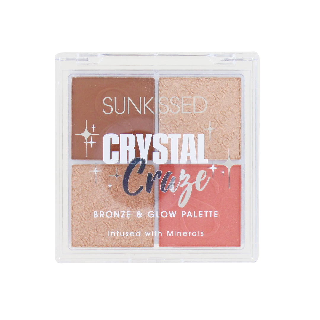 Sunkissed Crystal Craze Bronze & Glow Palett 4 x 3.8g