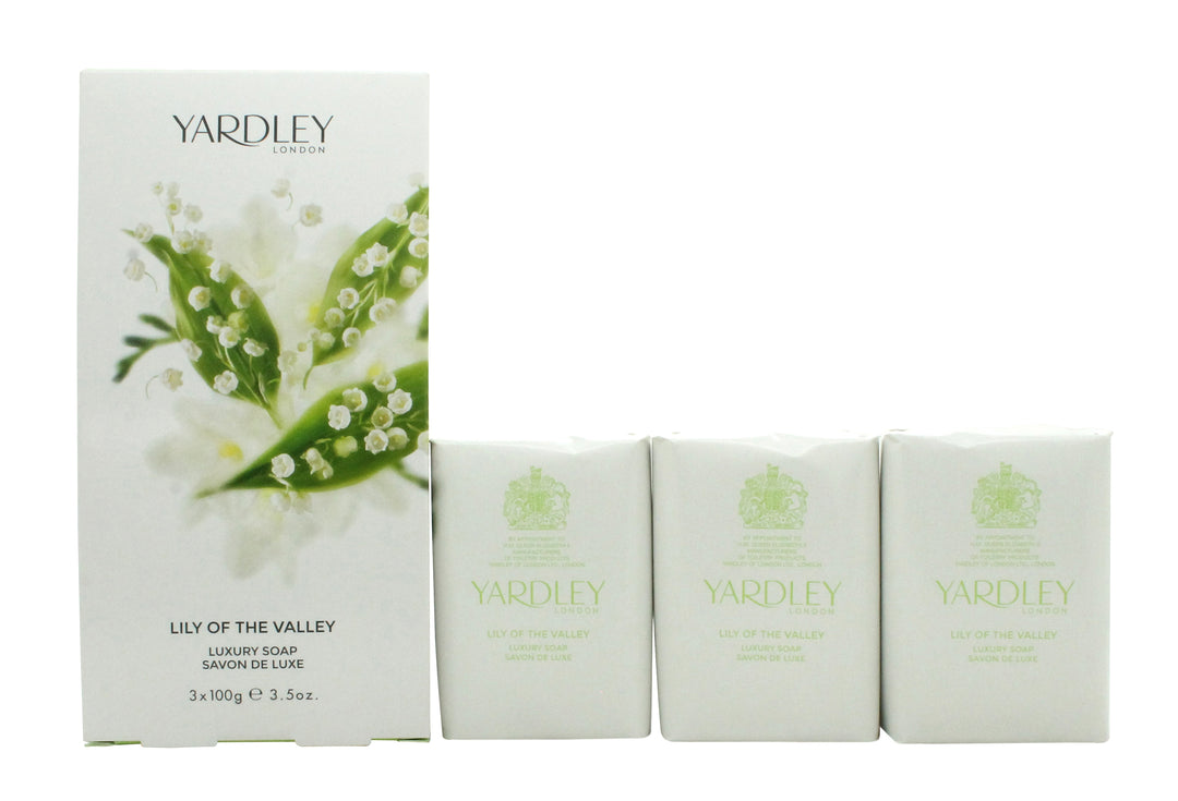 Yardley Lily of the Valley Tvål 3x 100g