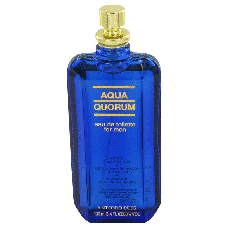 AQUA QUORUM by Antonio Puig Eau De Toilette Spray 3.4 oz for Men