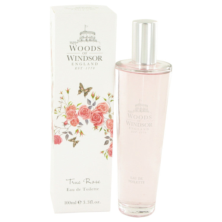 True Rose by Woods of Windsor Eau De Toilette Spray 3.3 oz for Women