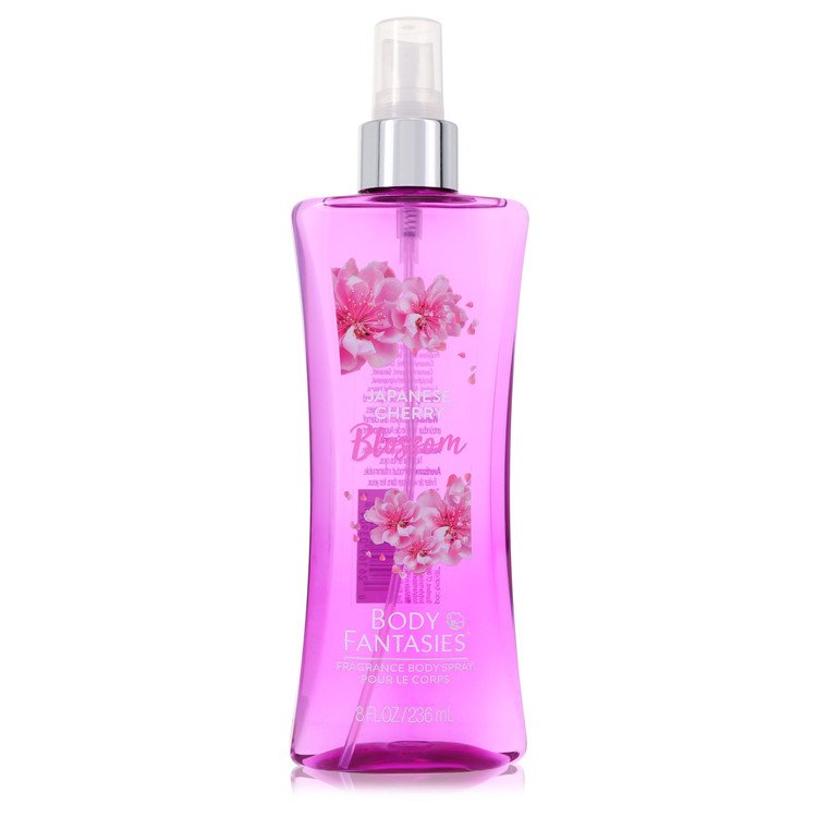 Body Fantasies Signature Japanese Cherry Blossom by Parfums De Coeur Body Spray 8 oz for Women