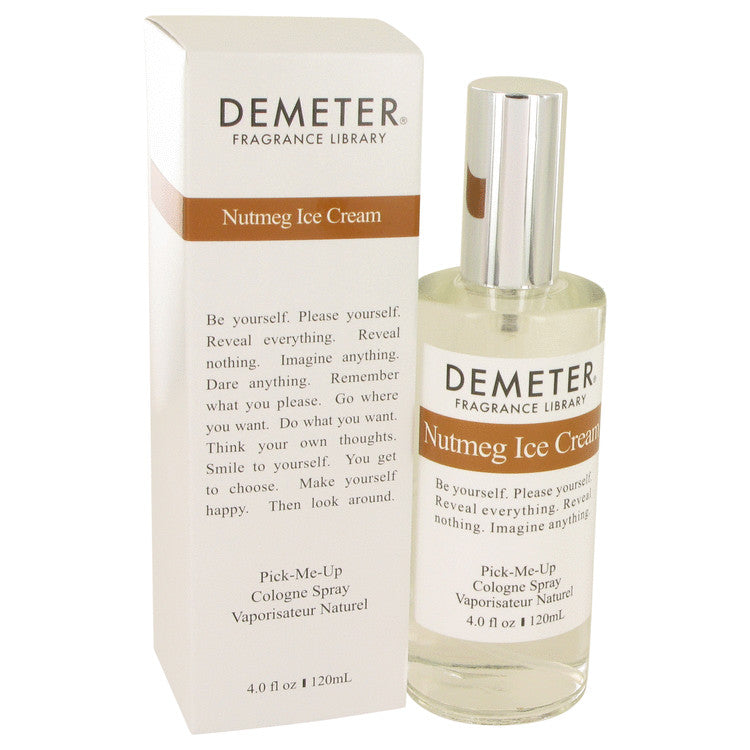 Demeter Nutmeg Ice Cream by Demeter Cologne Spray 4 oz for Women