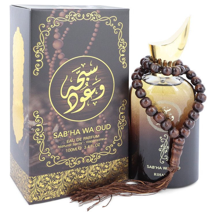 Sabha Wa Oud by Rihanah Eau De Parfum Spray (Unisex) 3.4 oz for Men