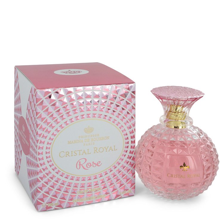 Marina De Bourbon Cristal Royal Rose by Marina De Bourbon Eau De Parfum Spray 3.4 oz for Women