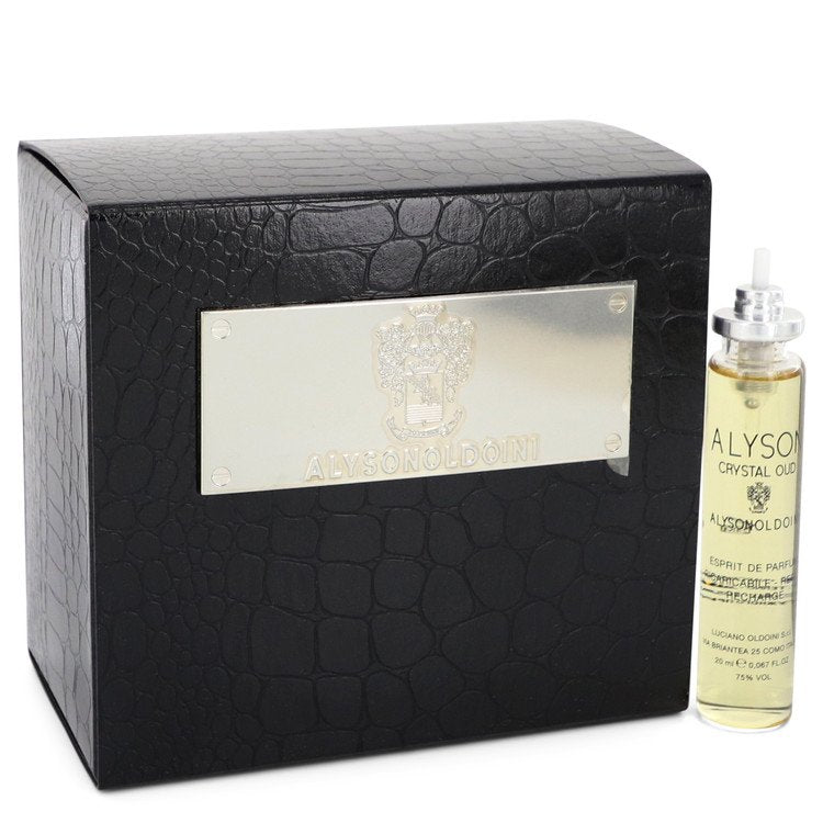 Alyson Oldoini Crystal Oud by Alyson Oldoini  Eau De Parfum Refillable Spray 1.4 oz for Men