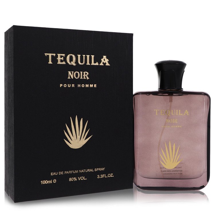 Tequila Pour Homme Noir by Tequila Perfumes Eau De Parfum Spray (Unboxed) 3.3 oz for Men