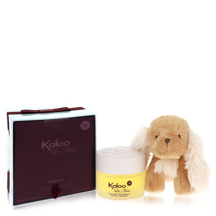 Kaloo Les Amis Eau De Senteur Spray / Room Fragrance Spray (Alcohol Free) + Free Fluffy Puppy By Kaloo