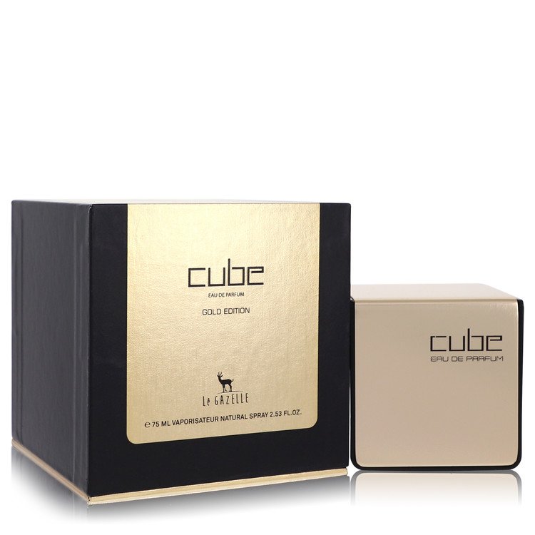 Le Gazelle Cube Gold Edition Eau De Parfum Spray By Le Gazelle