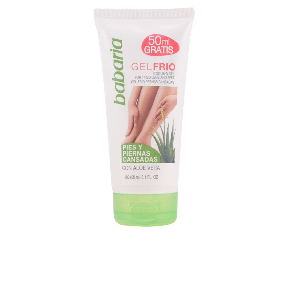 PARA PIES Y PIERNAS cansadas gel frío con aloe vera 150 ml