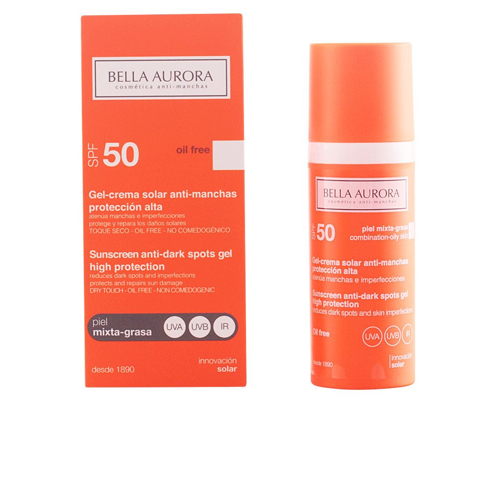 BELLA AURORA SOLAR gel anti-dark spots mixed/oily SPF50 50 ml