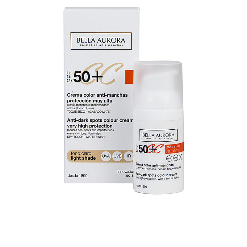 CC CREAM anti-manchas tono medio SPF50+ 30 ml