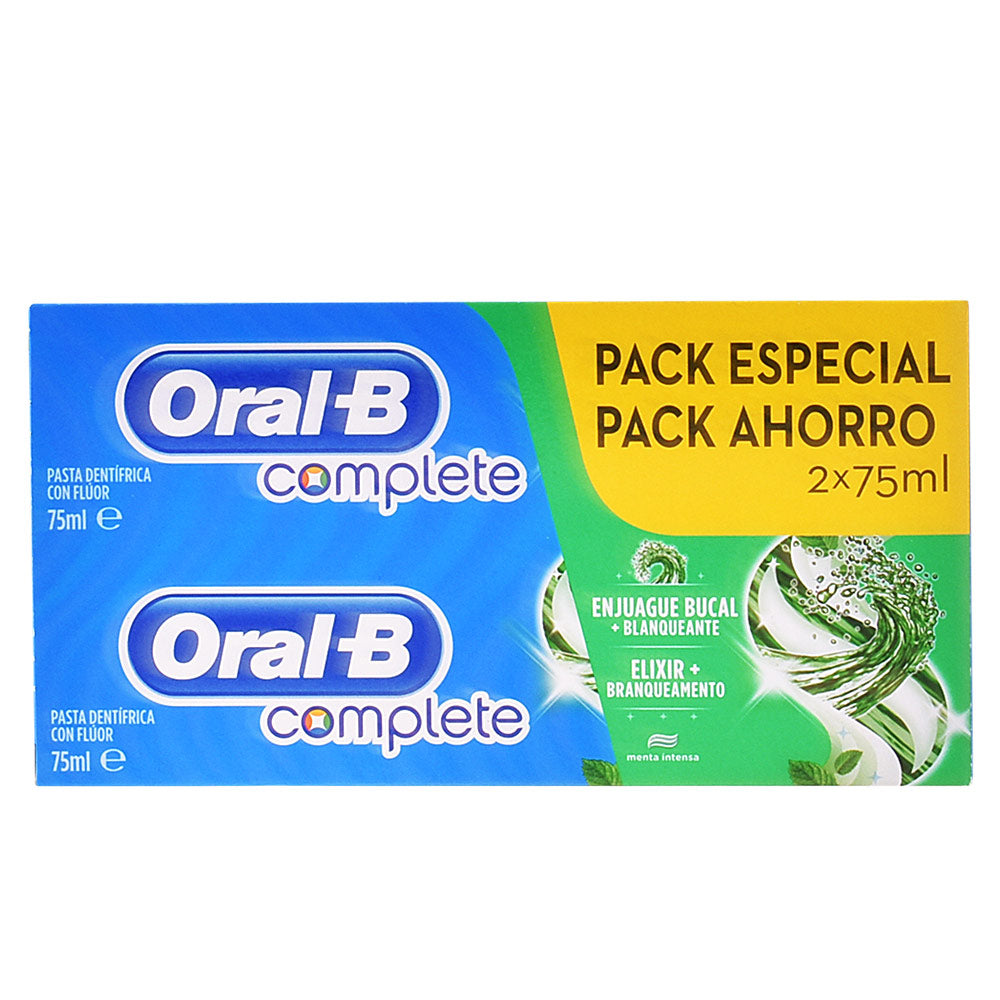 COMPLETE DENTIFRICO ENJUAGE + BLANQUEANTE SET 2 x 75 ml