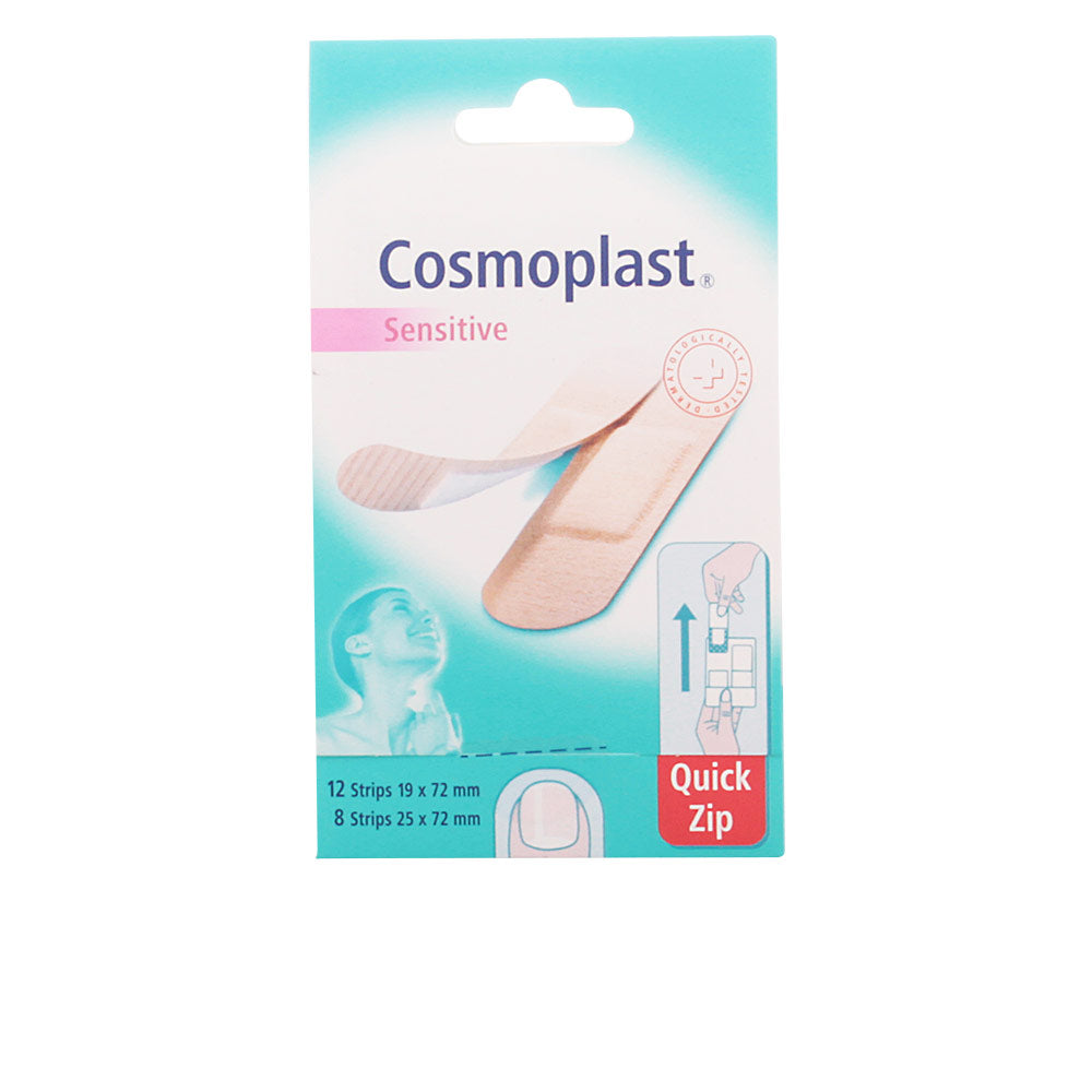 COSMOPLAST apósitos sensitive quick-zip 20 uds