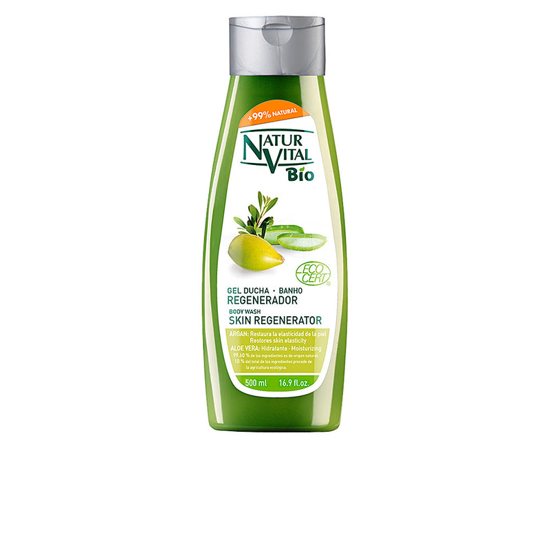 shower gel BIO ECOCERT regenerador argán & aloe vera 500 ml