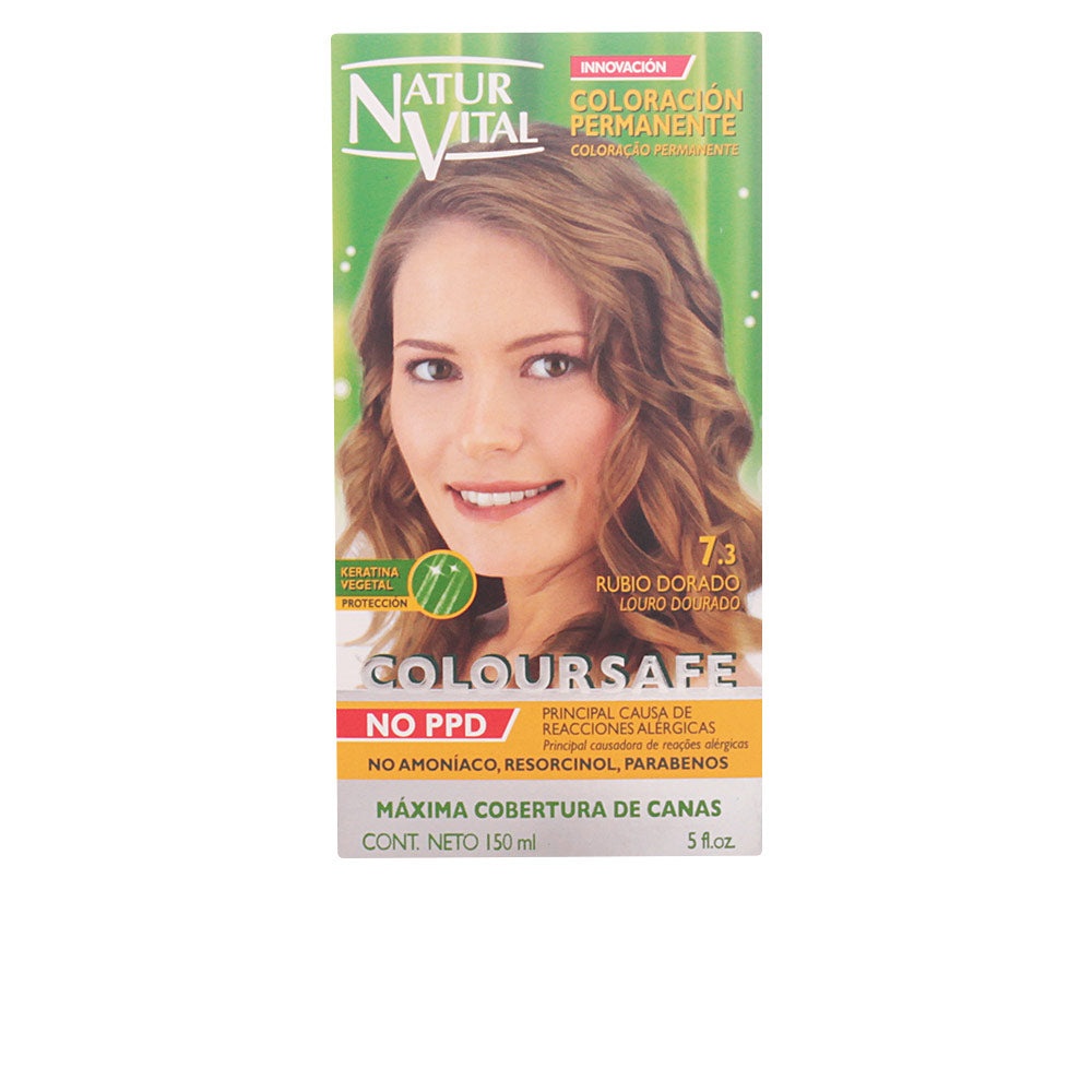 COLOURSAFE tinte permanente #7.3-rubio dorado 150 ml