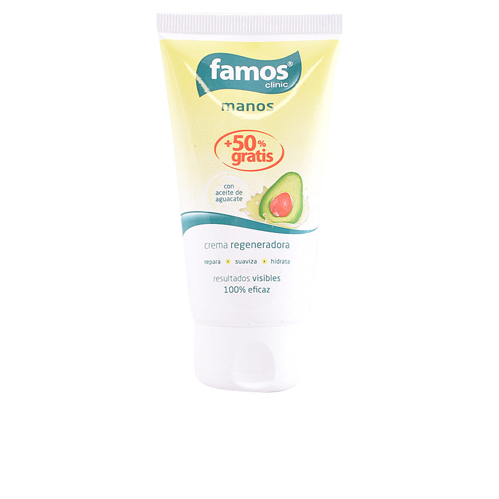 FAMOS crema manos regeneradora aceite de aguacate 75 ml