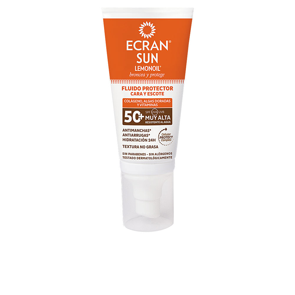 SUN LEMONOIL CARA & ESCOTE SPF50+ fluido solar 50 ml