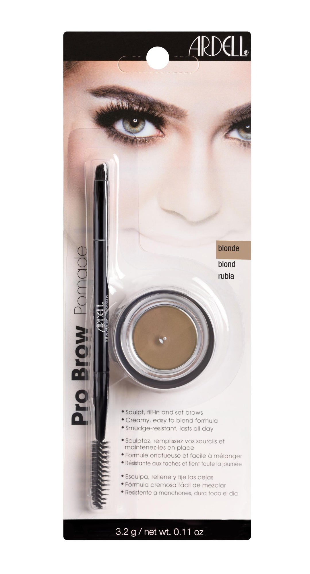 POMADA CEJAS C/ BRUSH #castaño medio 3,2 gr