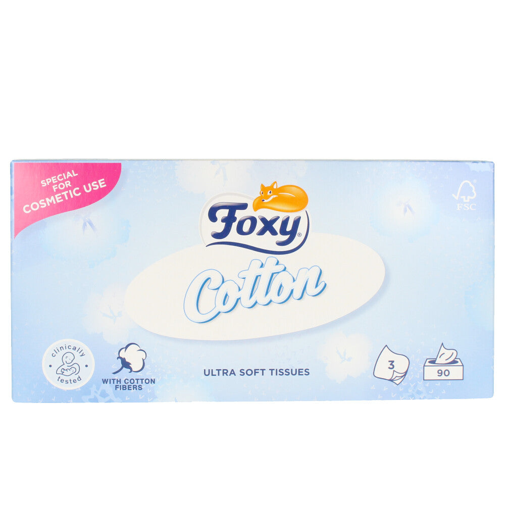 FACIAL COTTON pañuelos ultra suaves 90 uds