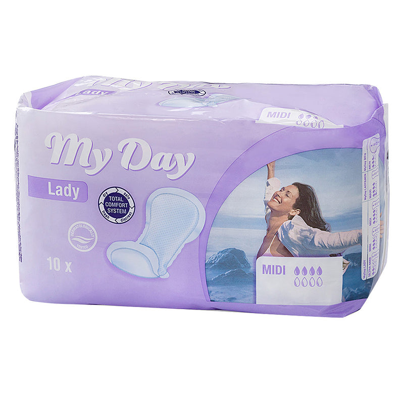 MY DAY compresas incontinencia midi 10 uds