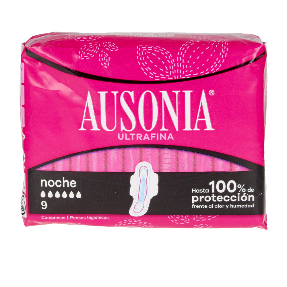 AUSONIA compresas noche ultra 9 uds