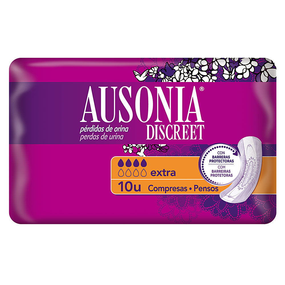 DISCREET compresas incontinencia extra 10 uds