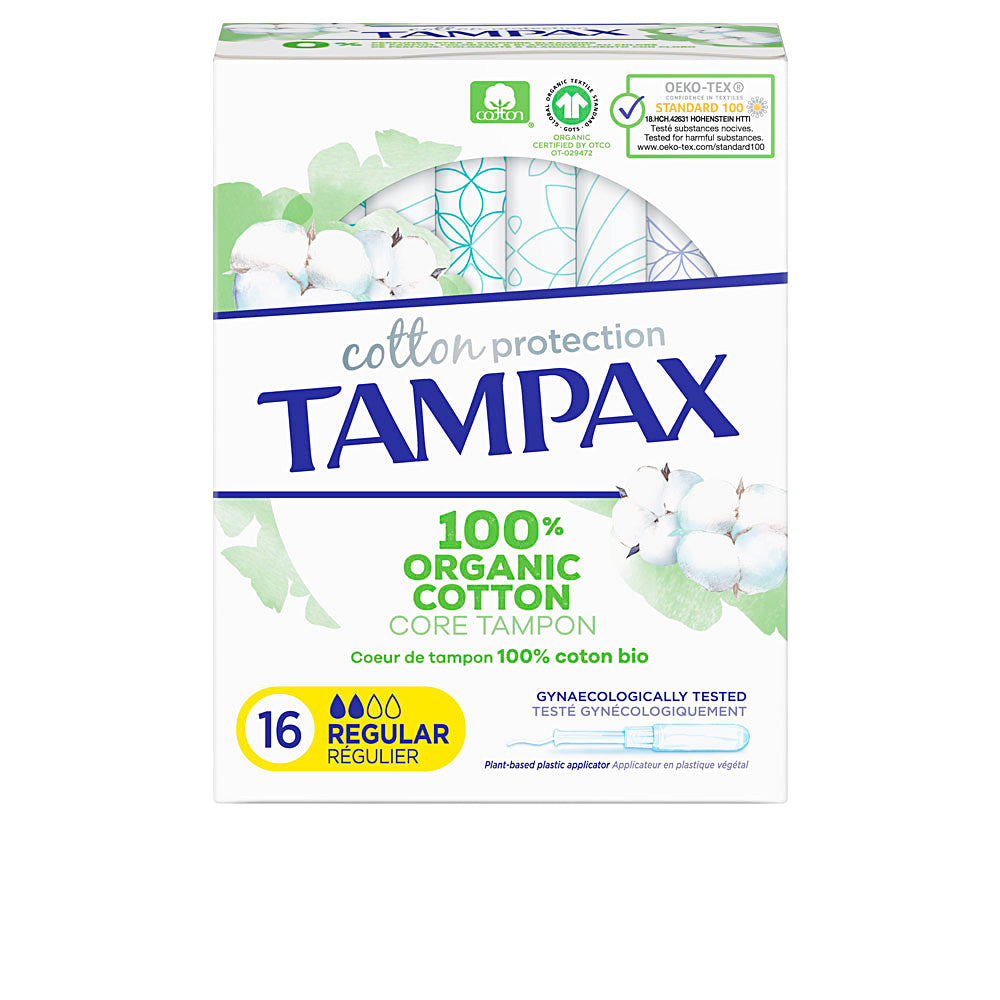 TAMPAX ORGANIC REGULAR tampón 16 uds