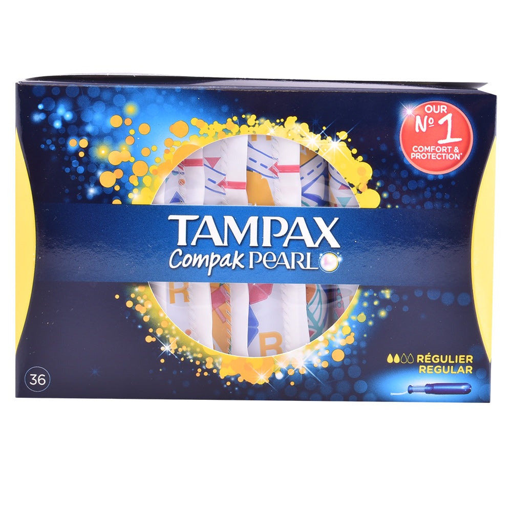 TAMPAX PEARL COMPAK tampón regular 36 uds