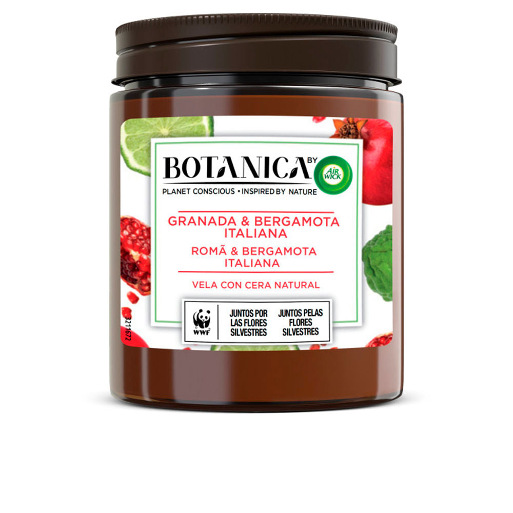 BOTANICA VELA pomegranate & bergamot 205 gr