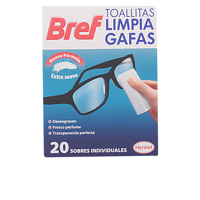 BREF toallitas limpiagafas 20 uds