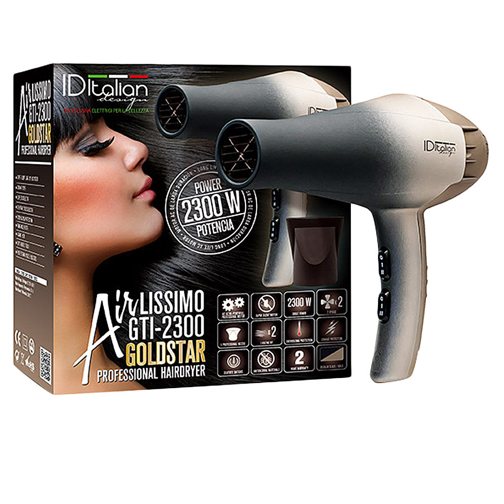 AIRLISSIMO GTI 2300 hairdryer gold star