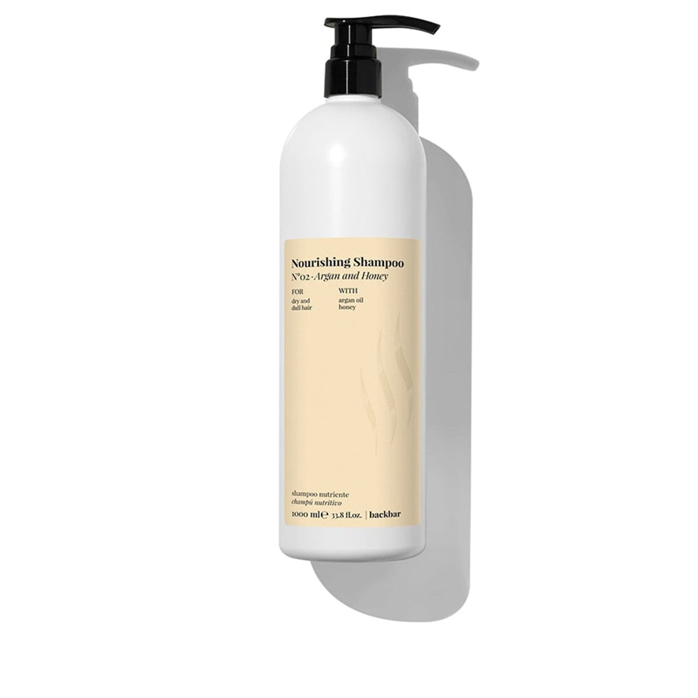 BACK BAR nourishing shampoo nº02-argan&honey 1000 ml