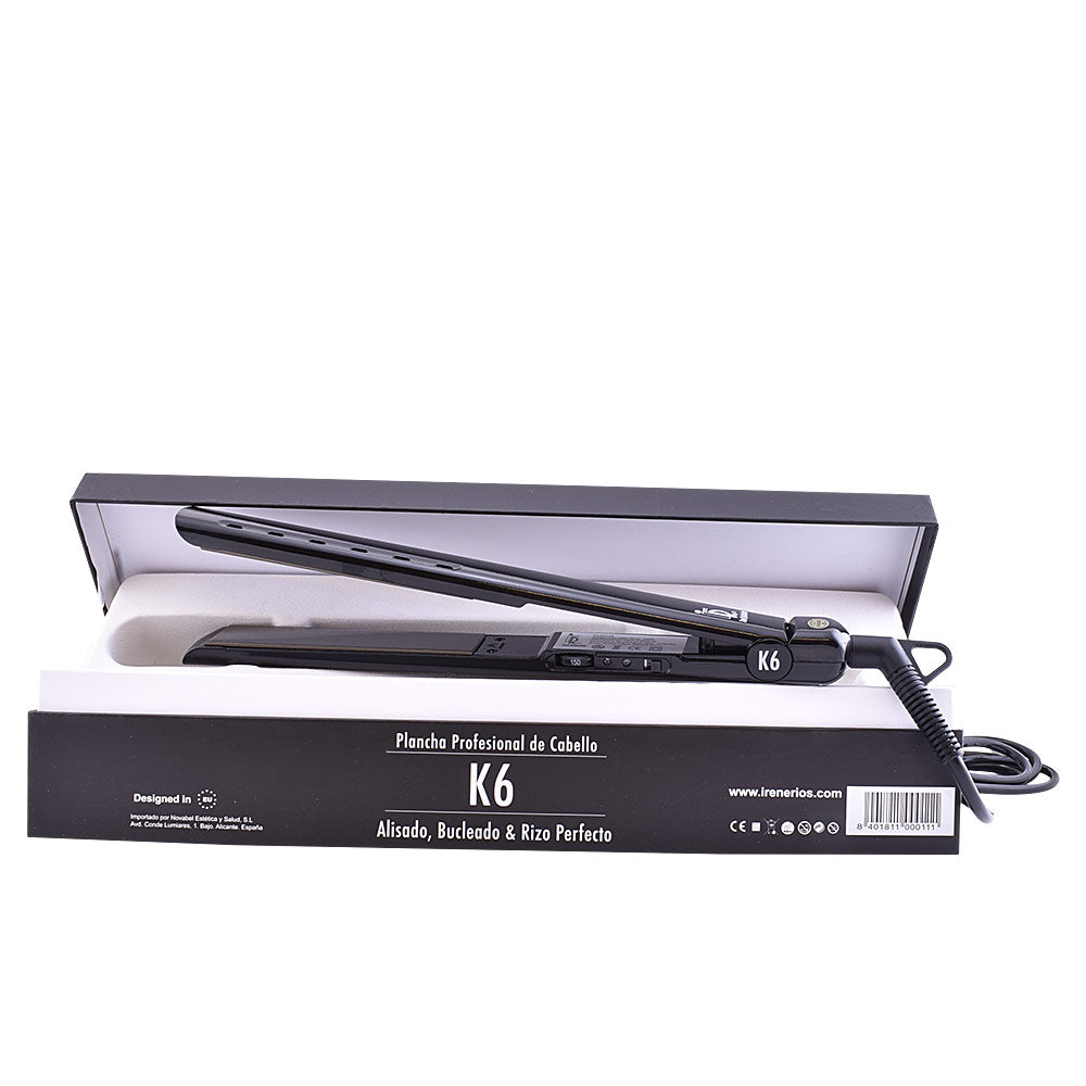 K6 straightener para el cabello #negra