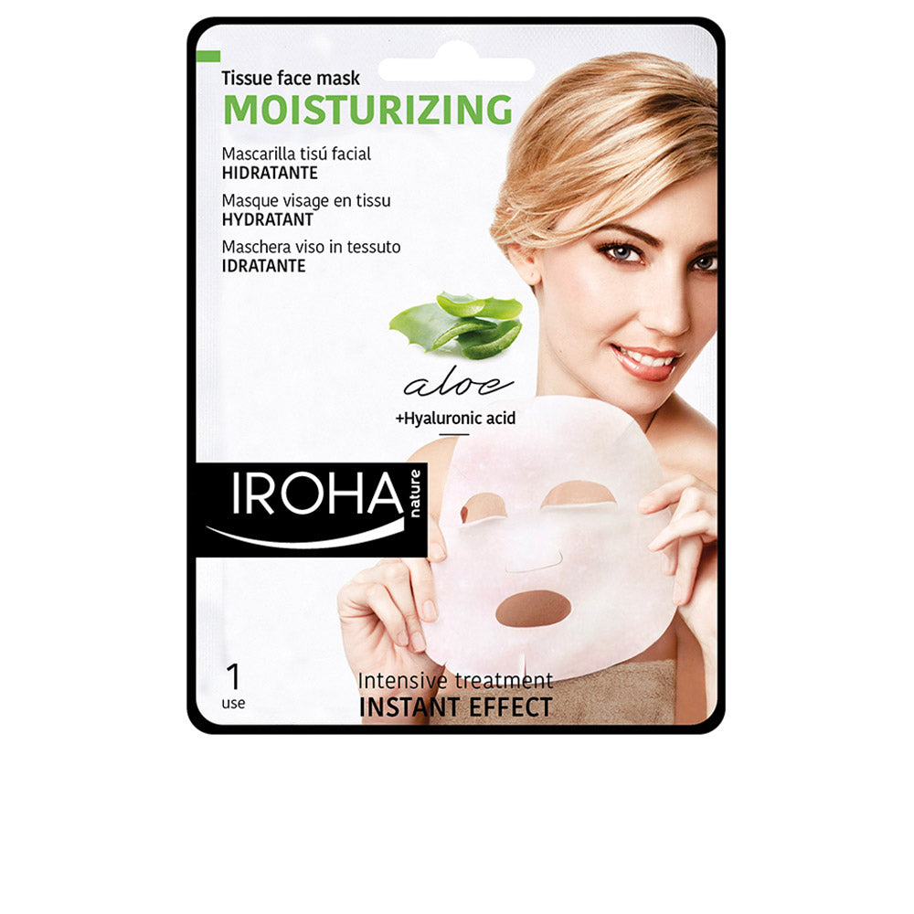 TISSUE MASK moisturizing aloe + green tea + ginseng + HA