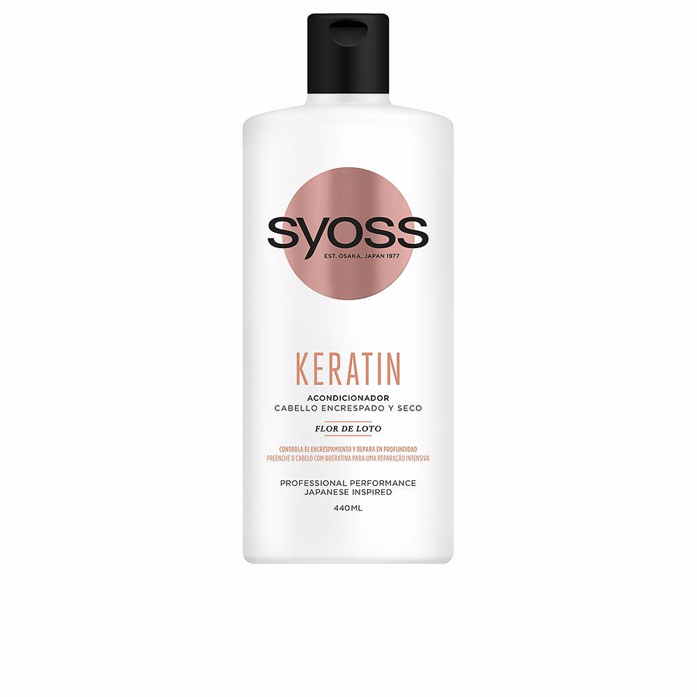 KERATIN acondicionador cabello encrespado y seco 440 ml