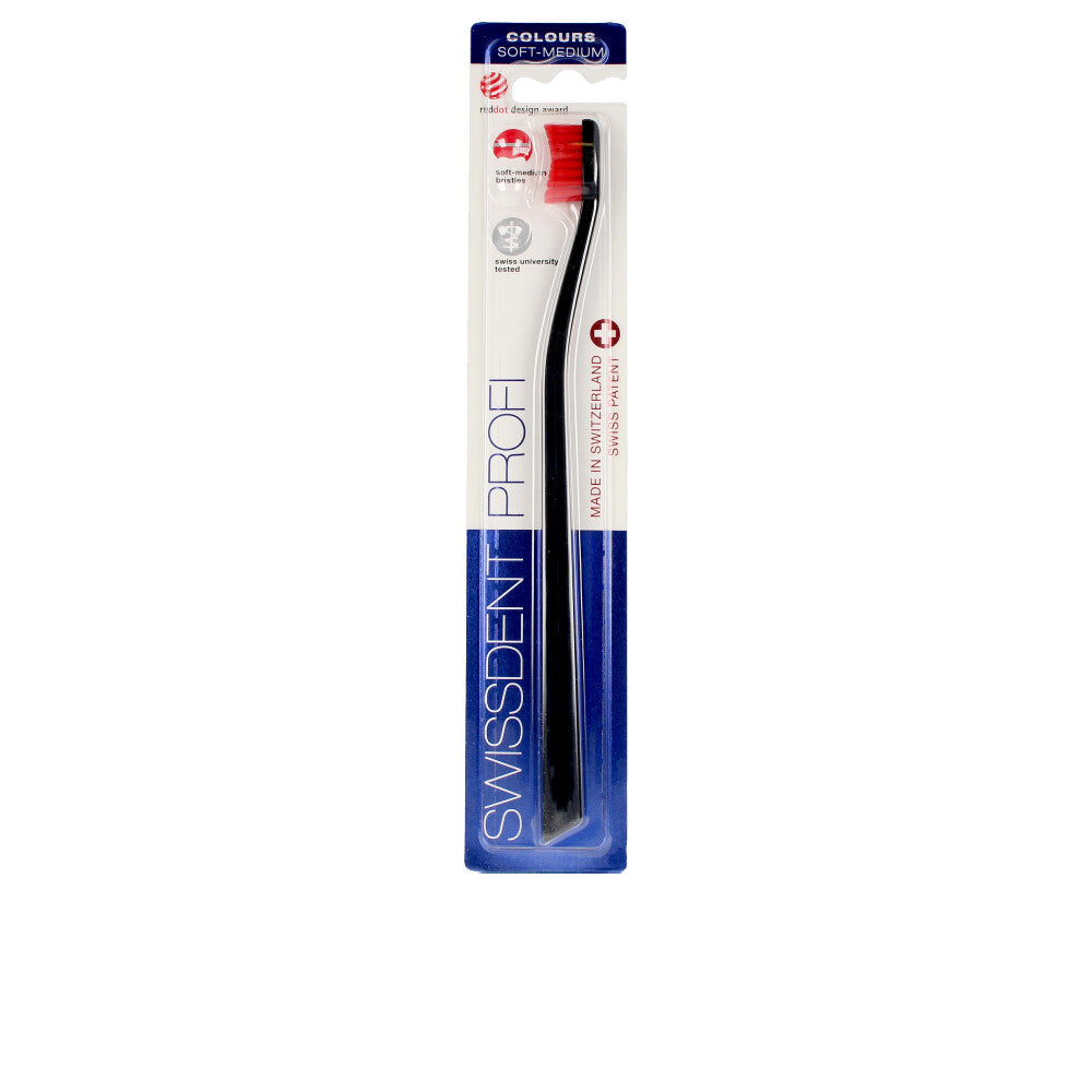 COLOURS CLASSIC toothbrush #black&red