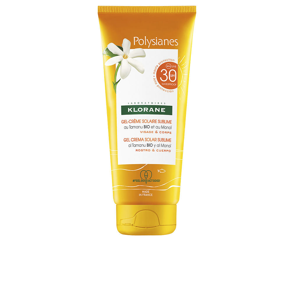 POLYSIANES MONOÏ Y TAMANU BIO gel crema solar sublime SPF30 200 ml