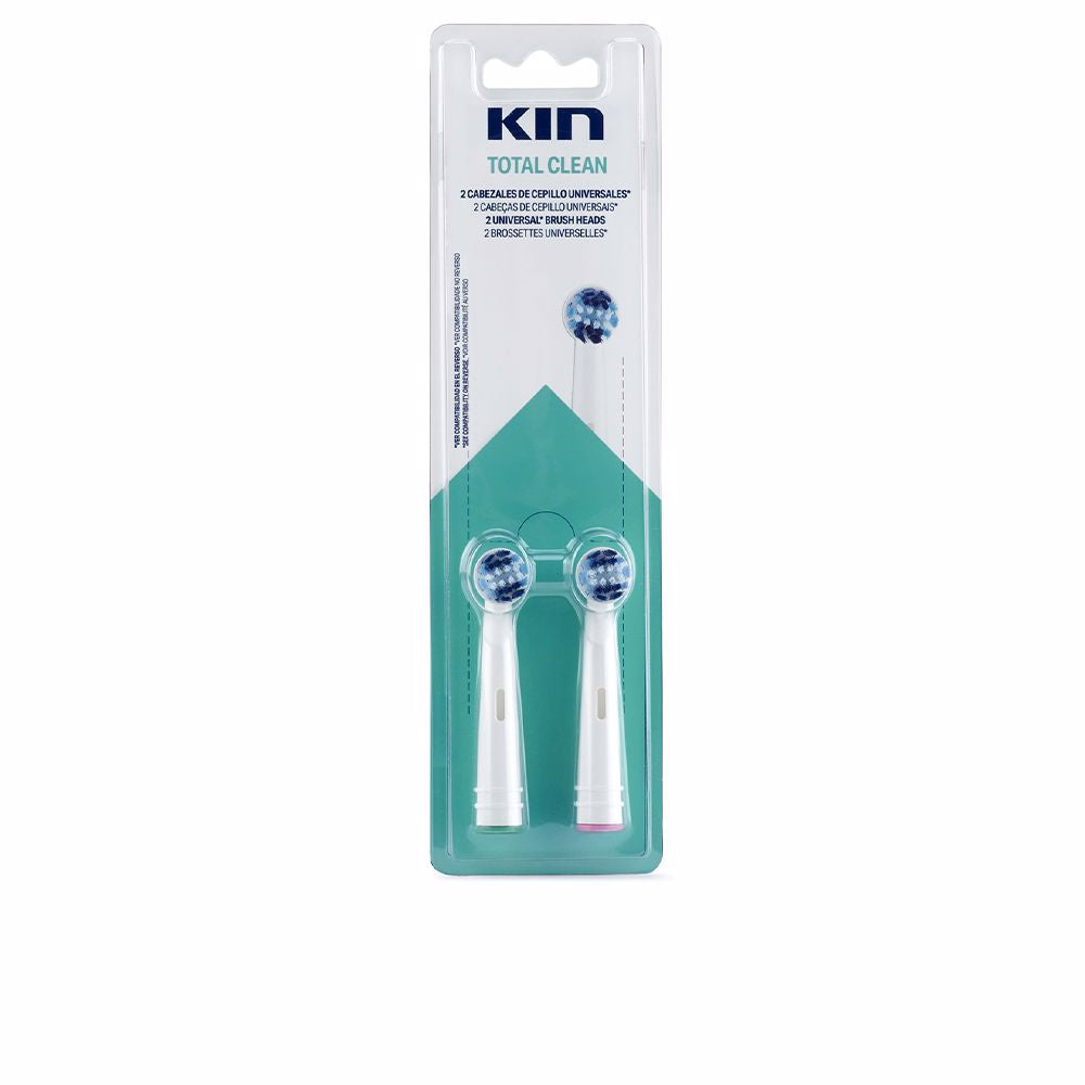 KIN TOTAL CLEAN cabezal cepillo eléctrico universal 2 u