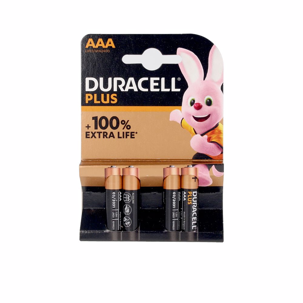 DURACELL PLUS POWER LR03 pilas pack x 4 uds