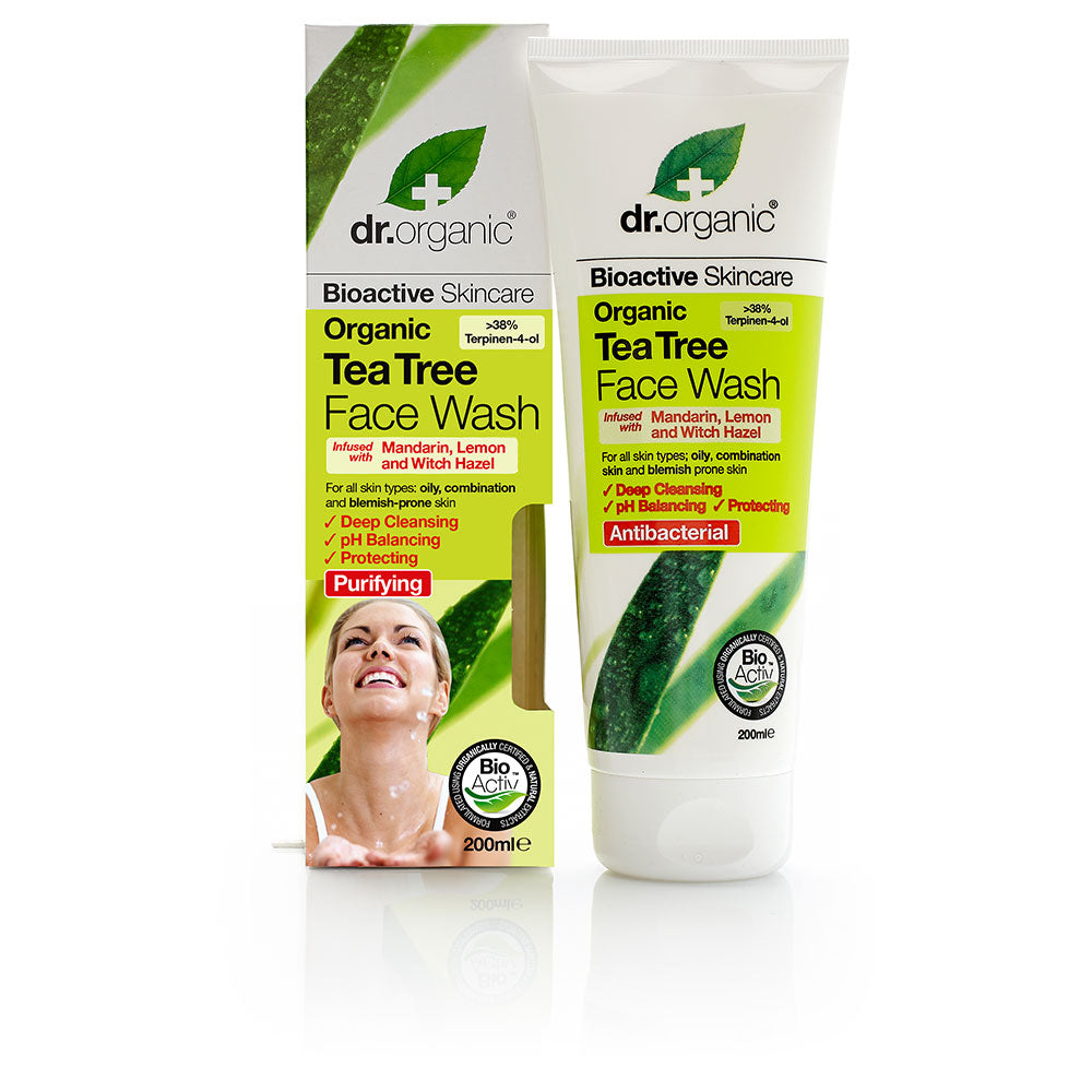 BIOACTIVE ORGANIC tea tree face wash 200 ml