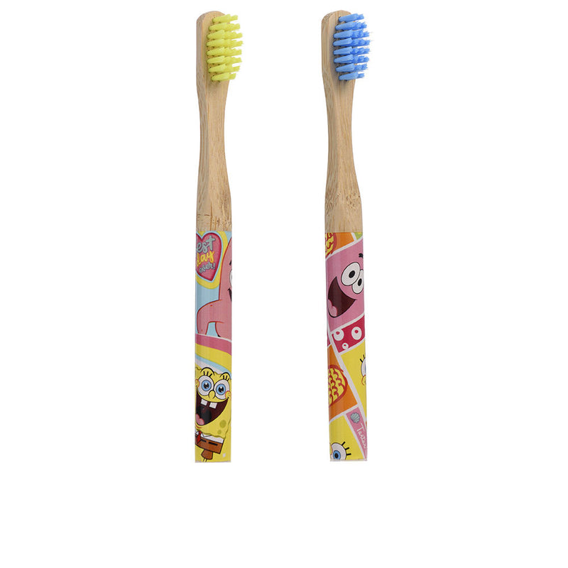 SPONGEBOB BAMBOO TOOTHBRUSH LOT 2 pz