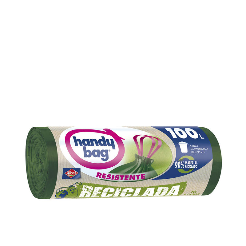 HANDY BAG RECICLADA bolsa basura resistente 100 litros 10 ud